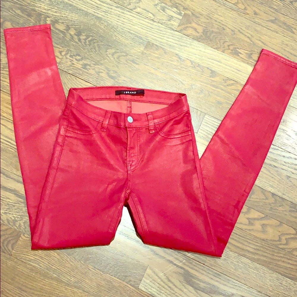 ❤️1-DAY SALE❤️J BRAND RED SKINNY JEANS